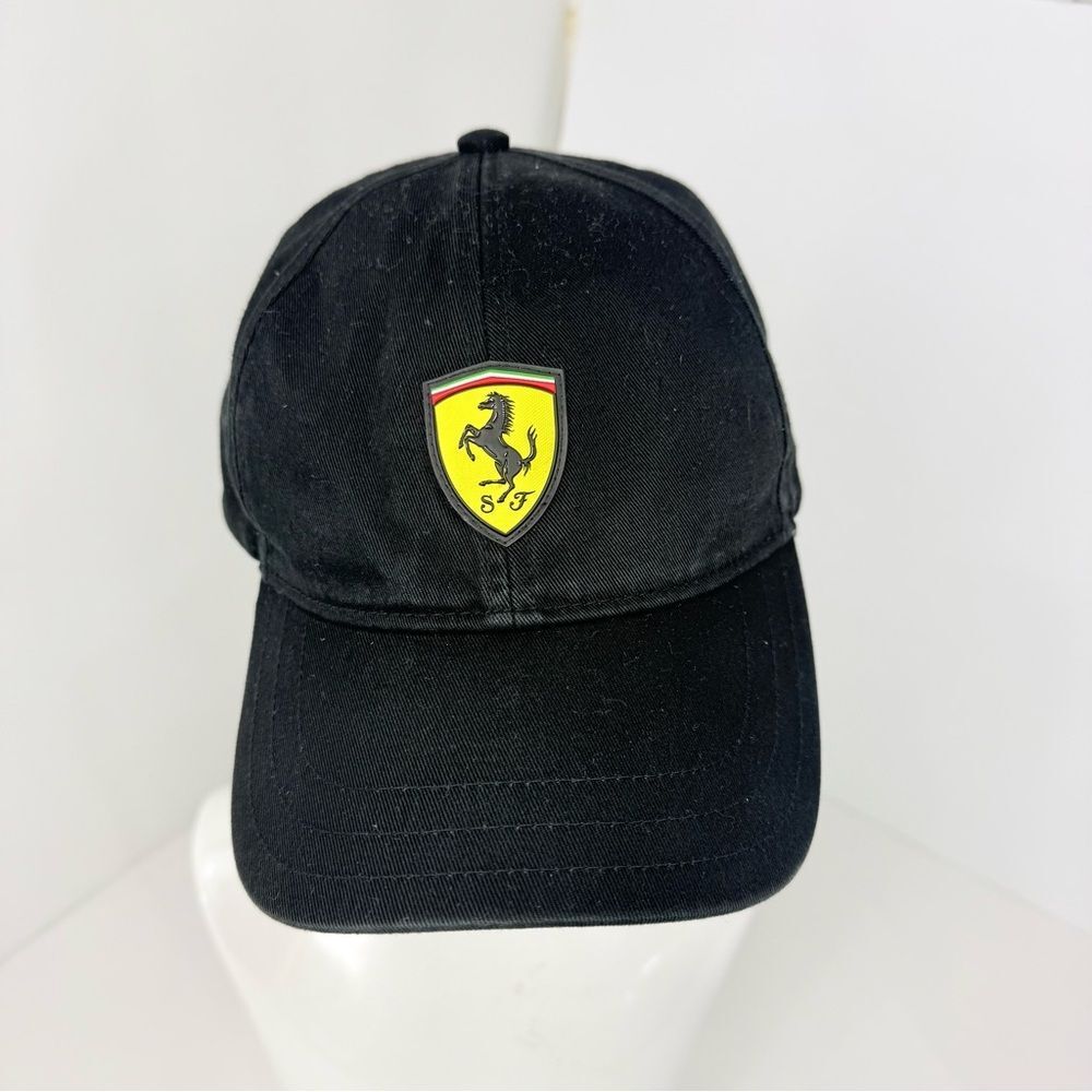 Ferrari x Puma F1 Racing Motorsport Black Yellow Tefosi Fan Ball Cap
